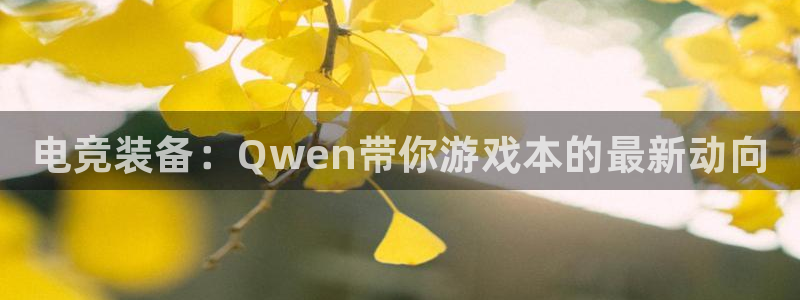 星欧娱乐注册登录：电竞装备：Qwen带你游戏本的最新动向