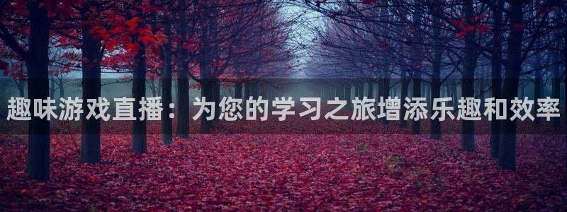 星欧娱乐什么意思：趣味游戏直播：为您的学习之旅增添乐趣和效率